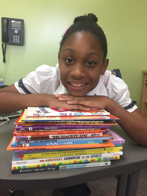 Student with books