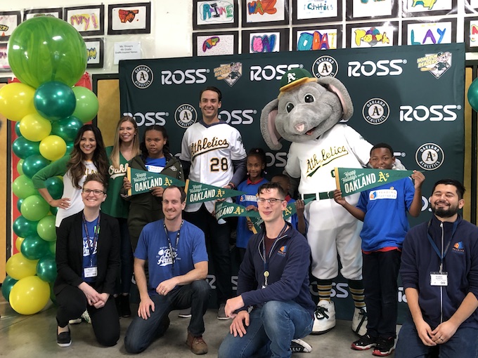 Reading Partners and Oakland A's