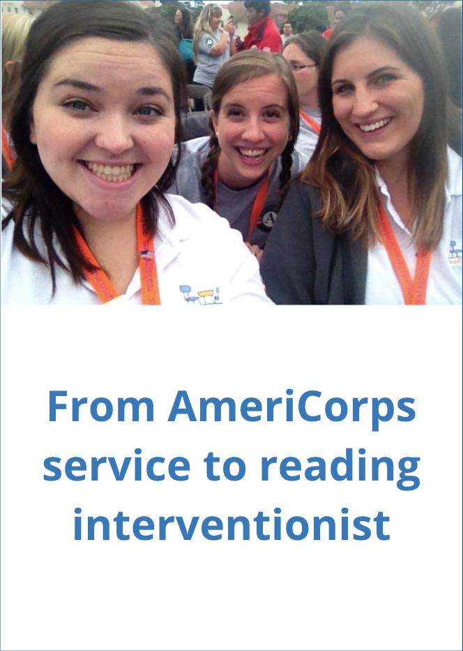 americorps service to reading interventionist