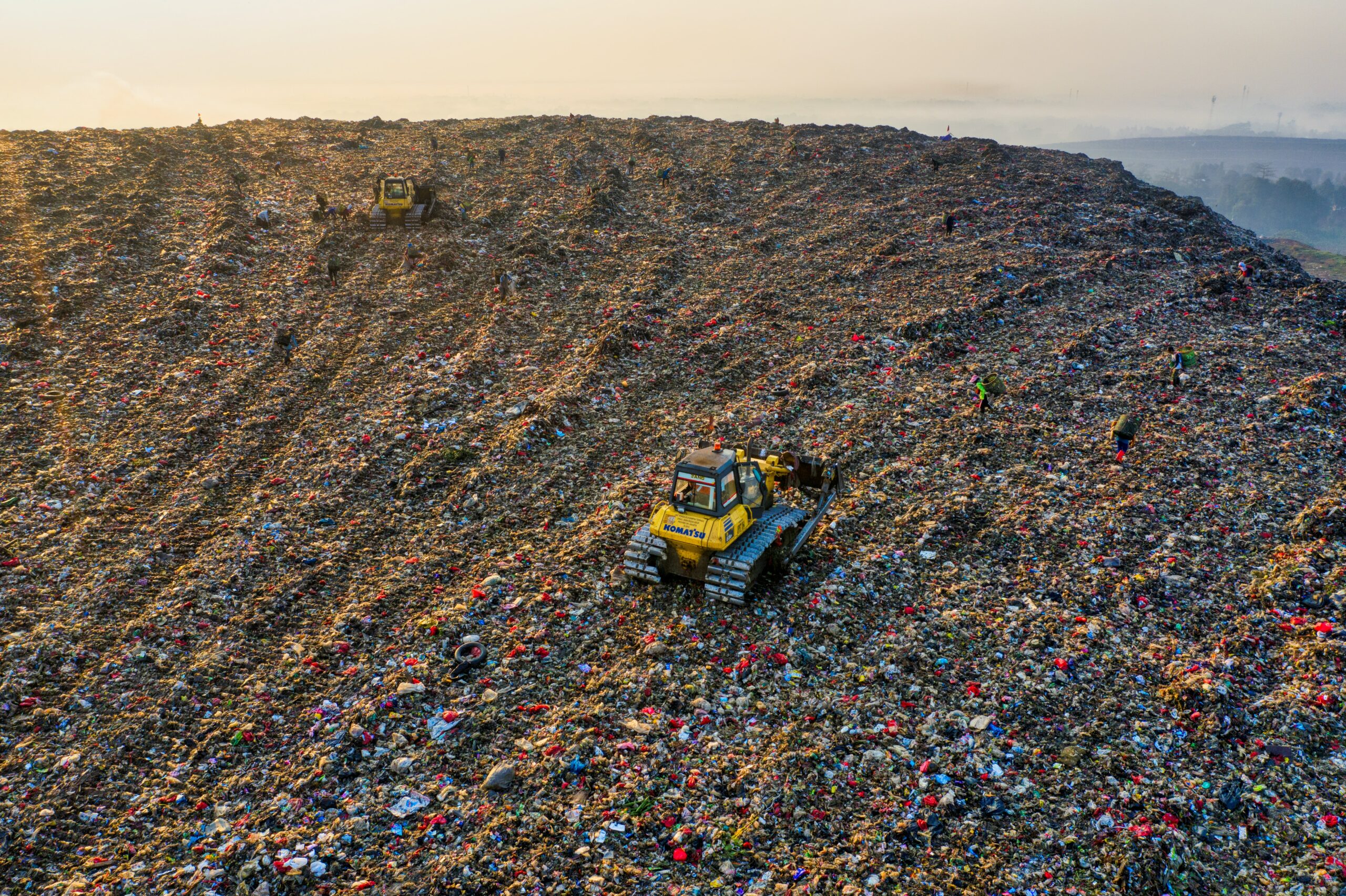 pollution at a hazardous waste site