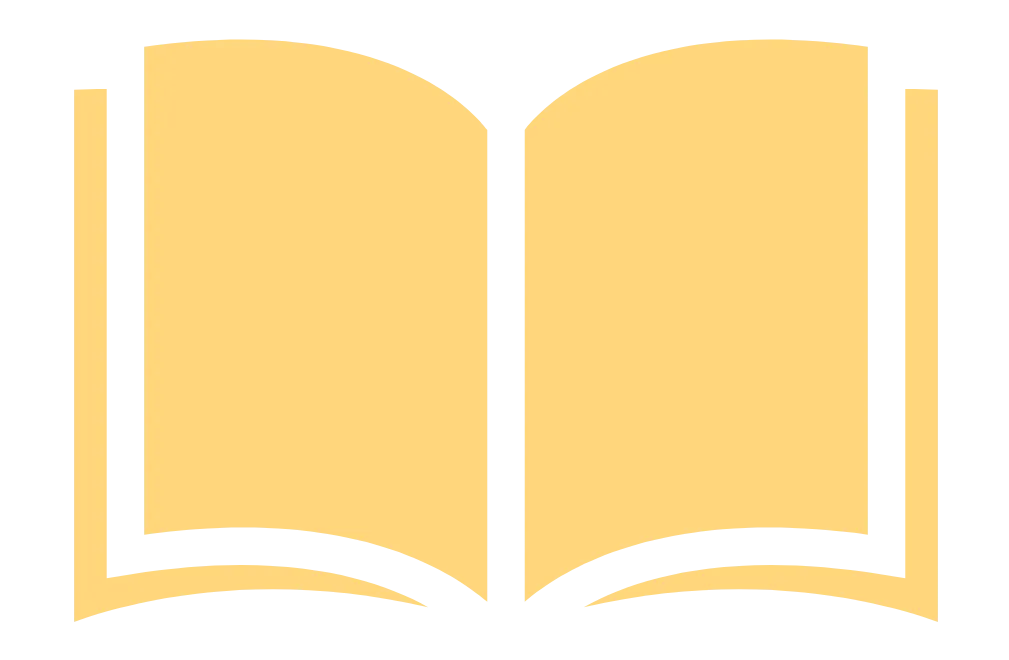 yellow open book icon