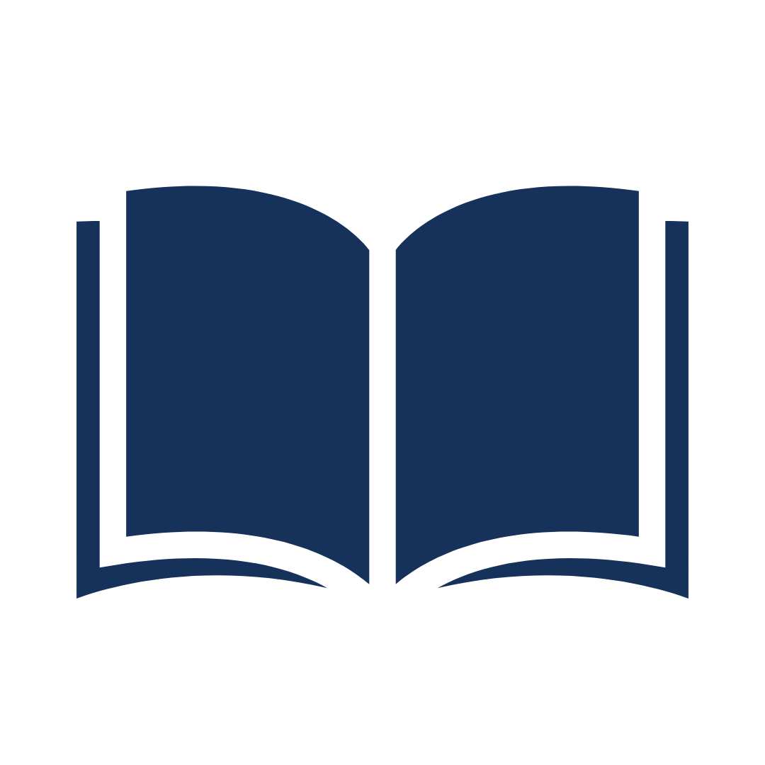 navy blue book icon