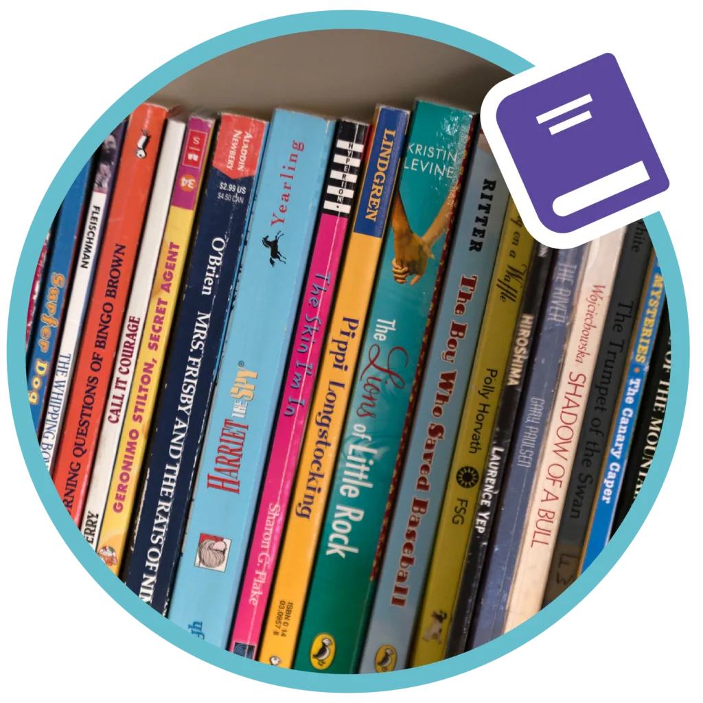 books on a shelf