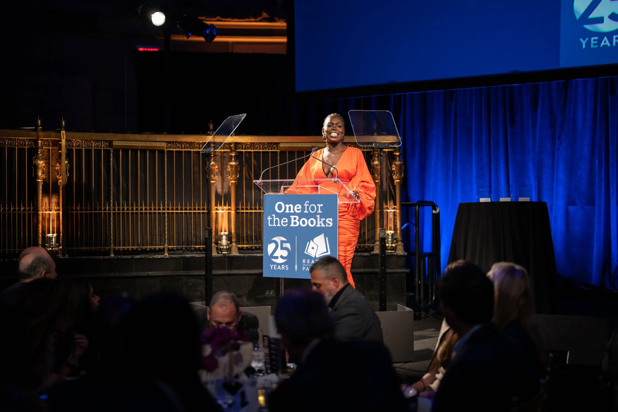 reading partners' ceo ola whitney speaking at one for the books