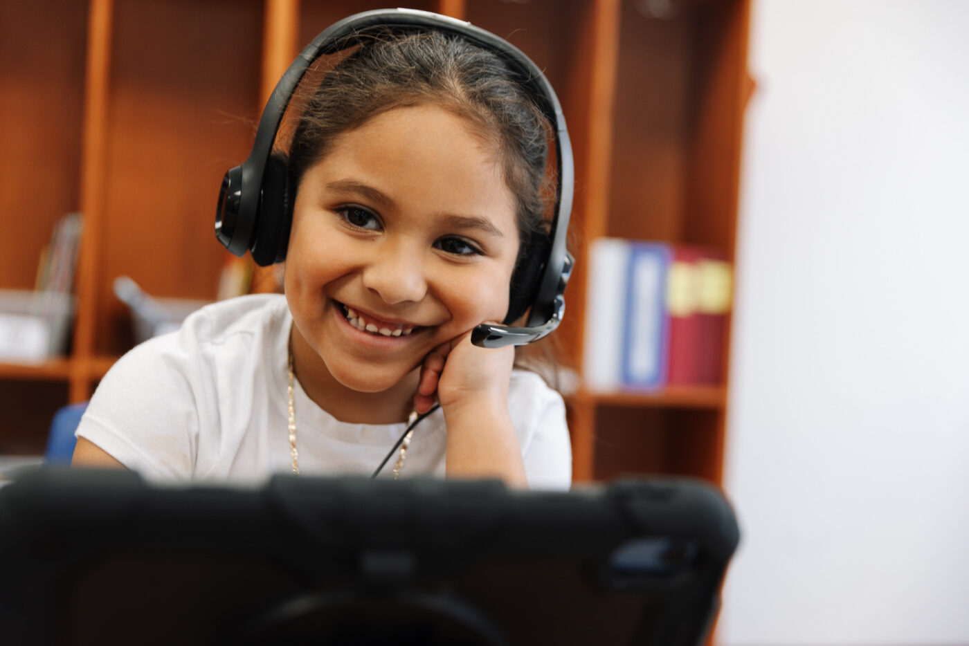 student learning literacy skills through reading partners connects