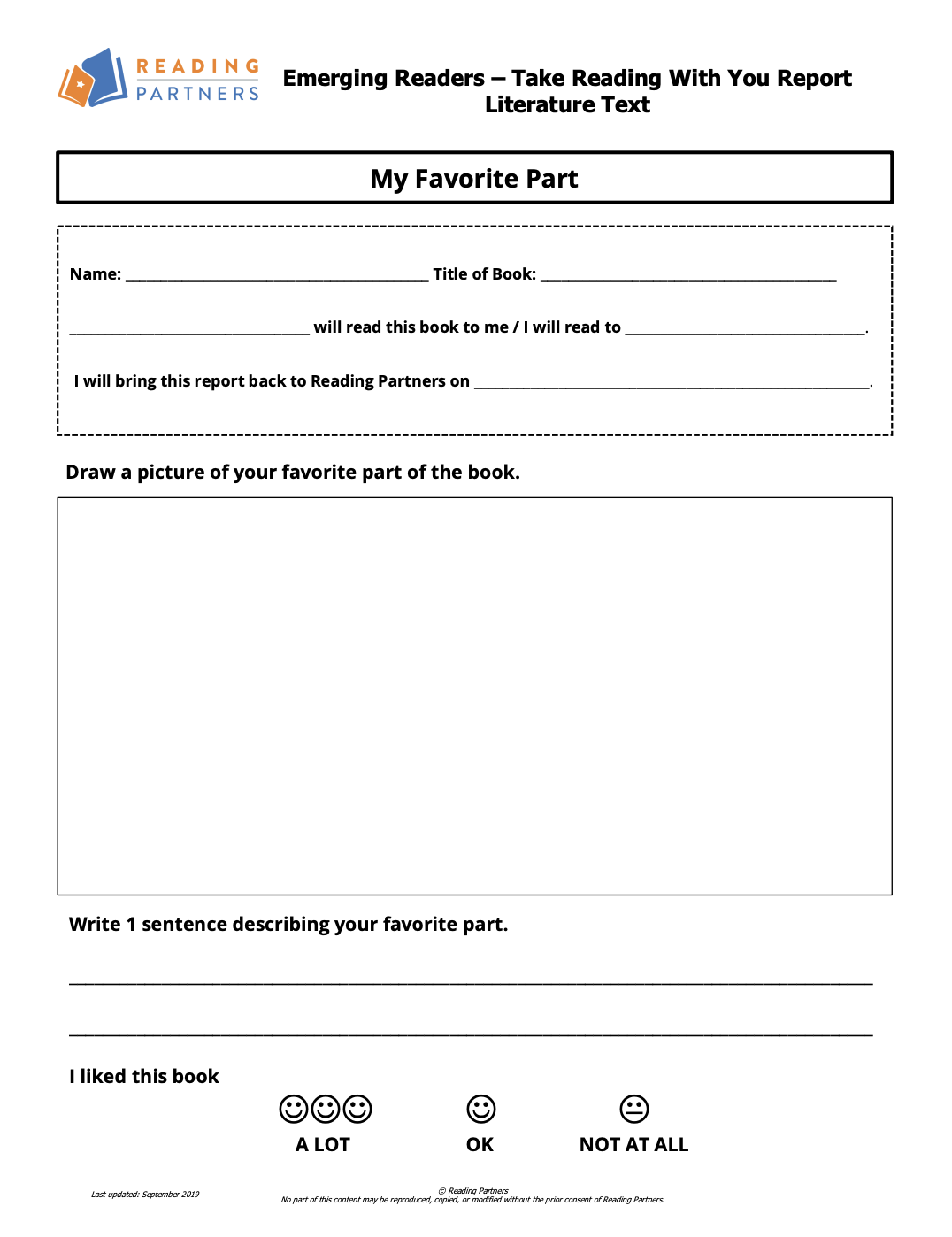 my favorite part ER sheet