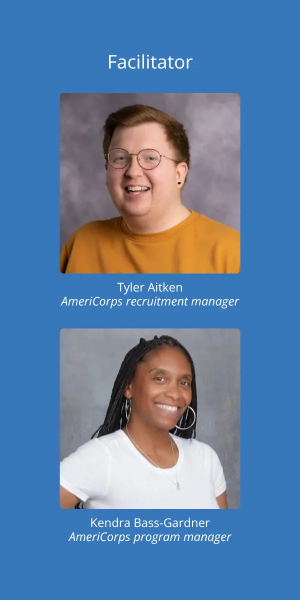americorps info session facilitators